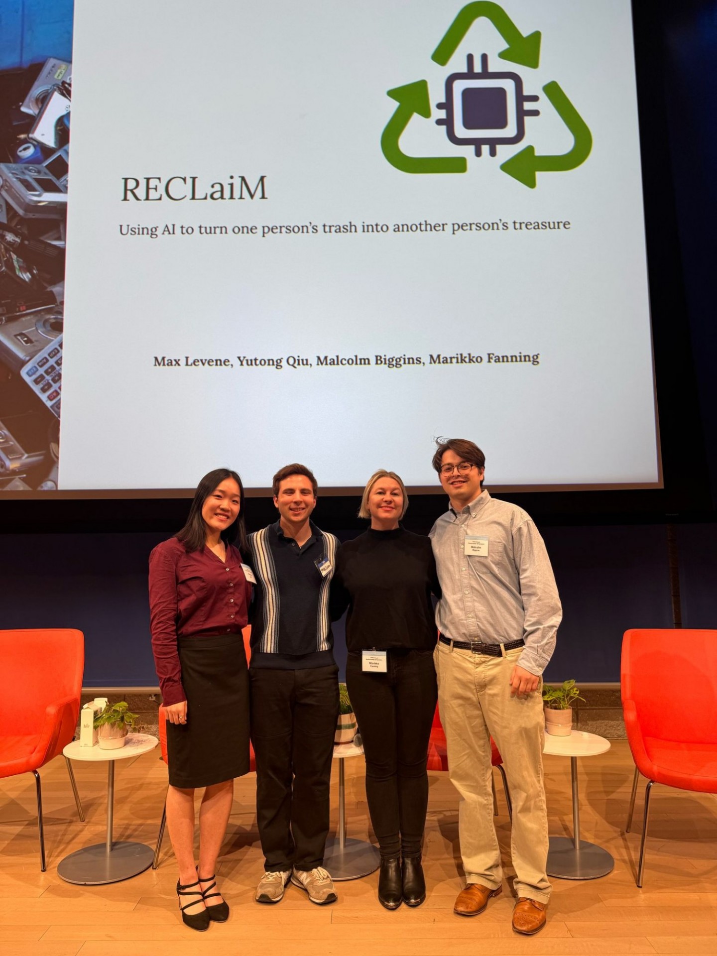 Hackathon winning team
