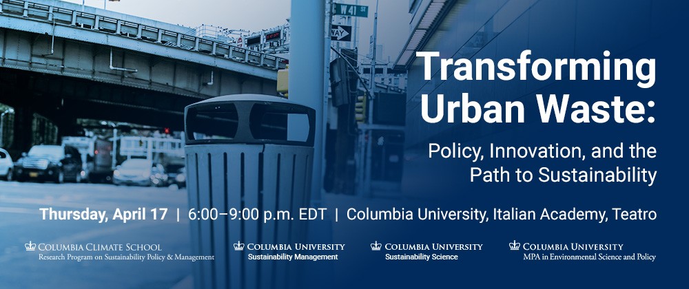 Transforming Urban Waste: Policy, Innovation and the Path to Sustainability